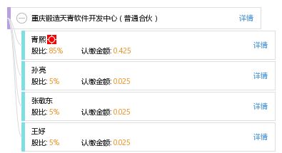重慶鍛造天青軟件開(kāi)發(fā)中心 普通合伙